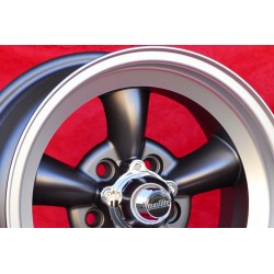 1 cerchio Torq Thrust 7x15 5x114.3 Ford Mustang Falcon Fairlane Torino Thunderbird Galaxie LTD anthracite/diamond cut