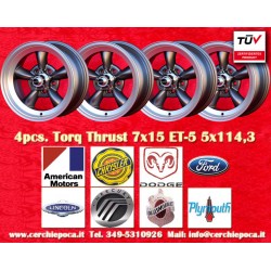 4 cerchi Torq Thrust 7x15...