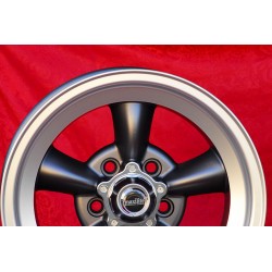 1 cerchio Torq Thrust 7x15 5x114.3 Ford Mustang Falcon Fairlane Torino Thunderbird Galaxie LTD anthracite/diamond cut