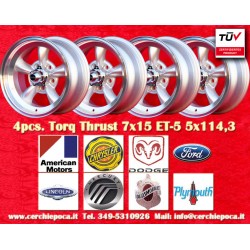 4 cerchi Torq Thrust 7x15...