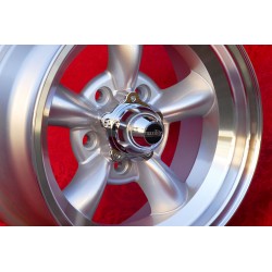 1 wheel Torq Thrust 7x15 5x114.3 Ford Mustang Falcon Fairlane Torino Thunderbird Galaxie LTD silver/diamond cut