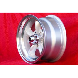 4 cerchi Torq Thrust 8x15 5x114.3 Ford Mustang Falcon Fairlane Torino Thunderbird Galaxie LTD silver/diamond cut