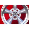 1 wheel Torq Thrust 8x15 5x114.3 Ford Mustang Falcon Fairlane Torino Thunderbird Galaxie LTD silver/diamond cut