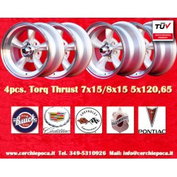 4 cerchi Torq Thrust 7x15 +...