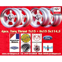 4 cerchi Torq Thrust 7x15 +...