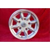 4 cerchi Minilite 5.5x13 + kit dadi KM8  SW19 10x1x34 60° 5x130 Honda NSU Honda S600 S800 NSU TT TTS 110 1200C Wankelspi