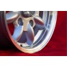 4 cerchi Minilite 5.5x13 + kit dadi KM8  SW19 10x1x34 60° 5x130 Honda NSU Honda S600 S800 NSU TT TTS 110 1200C Wankelspi