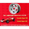 1 cerchio Formula 6x13 4x130 Super Vee Super Vee Formula silver