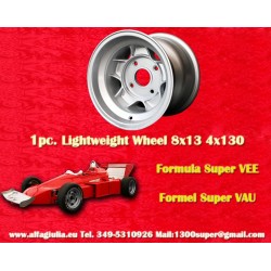 1 cerchio Formula 8x13 4x130 Super Vee Super Vee Formula silver