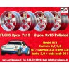 4 wheels Fuchs 7x15 + 9x15 5x130 Porsche 911 -1989 914-6 944 -1986 924 turbo-Carrera GT