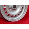 4 cerchi Campagnolo 6x15 4x108 Alfa Romeo Giulia 105 Berlina Coupe Spider GT GTA GTC silver