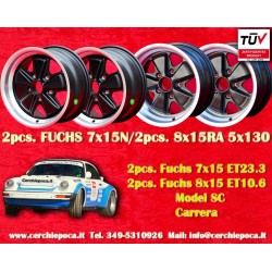 4 Felgen Fuchs 7x15 + 8x15...