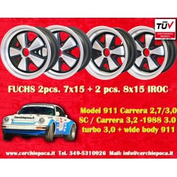 4 Felgen Fuchs 7x15 + 8x15...