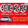 4 Felgen Fuchs 7x15 + 8x15 5x130 Porsche 911 -1989 914-6 944 -1986 924 turbo-Carrera GT