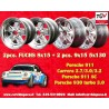 4 Felgen Fuchs 8x15 + 9x15 5x130 Porsche 911 -1989 944 -1986