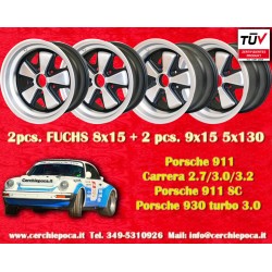 4 jantes Fuchs 8x15 + 9x15...