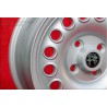 4 cerchi Campagnolo 6x15 4x108 Alfa Romeo Giulia 105 Berlina Coupe Spider GT GTA GTC silver