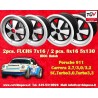 4 cerchi Fuchs 7x16 + 8x16 5x130 Porsche 911 -1989 914-6 944 -1986 turbo -1989