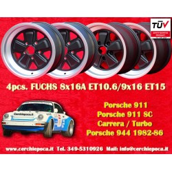 4 wheels Fuchs 8x16 + 9x16...