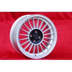 1 cerchio Alpina 7.5x17 4x100 BMW Serie 3 E30 E21 silver