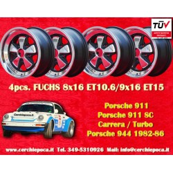 4 jantes Fuchs 8x16 + 9x16...