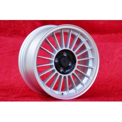 1 cerchio Alpina 7.5x17 4x100 BMW Serie 3 E30 E21 silver