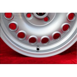 4 cerchi Campagnolo 6x15 4x108 Alfa Romeo Giulia 105 Berlina Coupe Spider GT GTA GTC silver