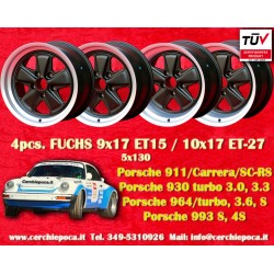 4 cerchi Fuchs 9x17 + 10x17...