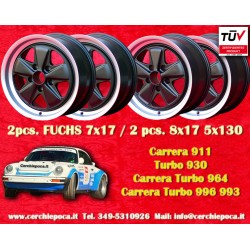 4 cerchi Fuchs 7x17 + 8x17...