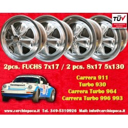 4 cerchi Fuchs 7x17 + 8x17...