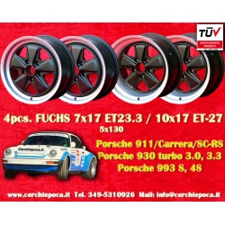 4 cerchi Fuchs 7x17 + 10x17...