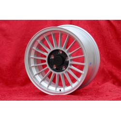 1 cerchio Alpina 8x17 5x120 BMW M3 E30 serie 5 E12 E28 E34 serie 6 E24 serie 7 E23 E32 silver/black