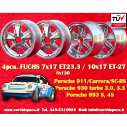 4 cerchi Fuchs 7x17 + 10x17...