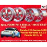 4 cerchi Fuchs 7x17 + 10x17 5x130 Porsche 911 -1989 914-6 944 -1986 turbo -1989