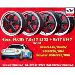 4 jantes Fuchs 7.5x17 +...