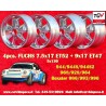 4 cerchi Fuchs 7.5x17 + 9x17 5x130 Porsche 944 1987- 944S 944S2 968 928 964 993 996 Boxster 986