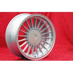 1 wheel Alpina 8x17 5x120 BMW M3 E30 serie 5 E12 E28 E34 serie 6 E24 serie 7 E23 E32 silver/black