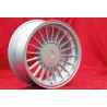 1 cerchio Alpina 8x17 5x120 BMW M3 E30 serie 5 E12 E28 E34 serie 6 E24 serie 7 E23 E32 silver/black