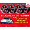 4 Felgen Fuchs 7.5x17 + 9x17 5x130 Porsche 944 1987- 944S 944S2 968 928 964 993 996 Boxster 986