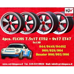 4 wheels Fuchs 7.5x17 +...