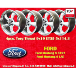 4 jantes Torq Thrust 9x19...