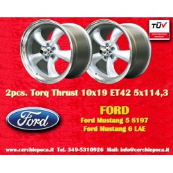 2 jantes Torq Thrust 10x19...