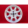 4 wheels Minilite 6x14 4x114.3 MG Triumph Saab MBG TR2-TR6 Saab 99 Toyota Corolla Starlet Carina silver/diamond cut