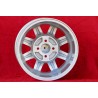 4 jantes Minilite 6x14 4x114.3 MG Triumph Saab MBG TR2-TR6 Saab 99 Toyota Corolla Starlet Carina silver/diamond cut