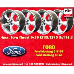 4 wheels Torq Thrust 9x19 +...