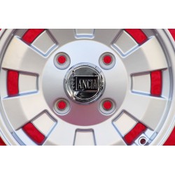 1 wheel Cromodora CD28 6x14 4x130 Lancia Fulvia 2000 silver