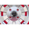 1 wheel Cromodora CD28 6x14 4x130 Lancia Fulvia 2000 silver