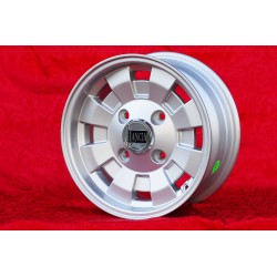 1 Felge Cromodora CD28 6x14 4x130 Lancia Fulvia 2000 silver