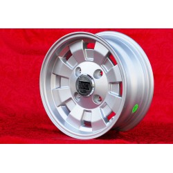 1 Felge Cromodora CD28 6x14 4x130 Lancia Fulvia 2000 silver