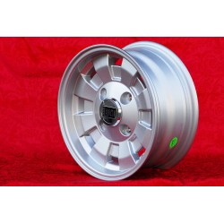 1 Felge Cromodora CD28 6x14 4x130 Lancia Fulvia 2000 silver